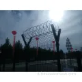Fence a maglie a filo galvanizzato e rivestito in PVC